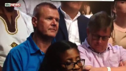 Man In May v Corbyn Debate Caught Swearing On TV