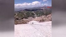 Şırnak Mehmetçik Kato Dağı'nda Kayak Yaqtı