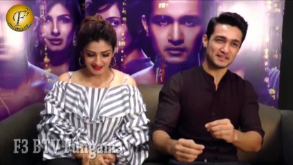 Raveena Tandon & Ashish Bisht At Interview For Film "SHAB"