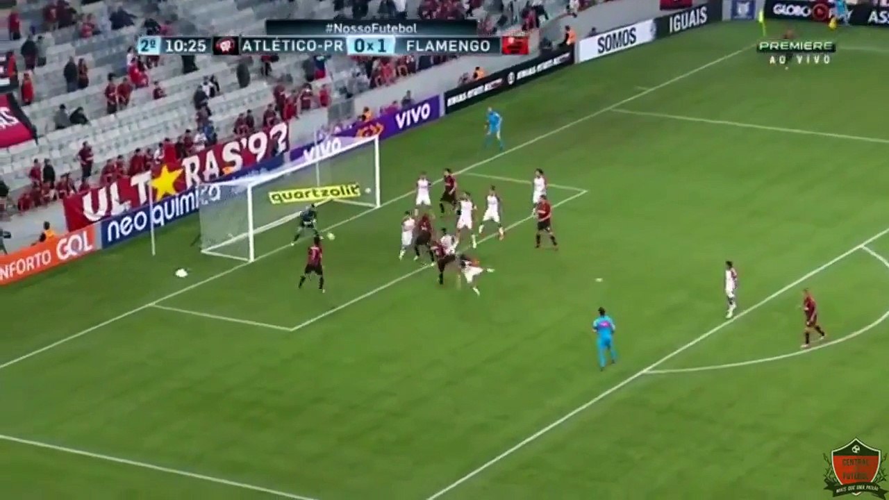 10.Gol do Atlético PR 1 x 1 Flamengo - Thiago Heleno - Brasileirão 28_05