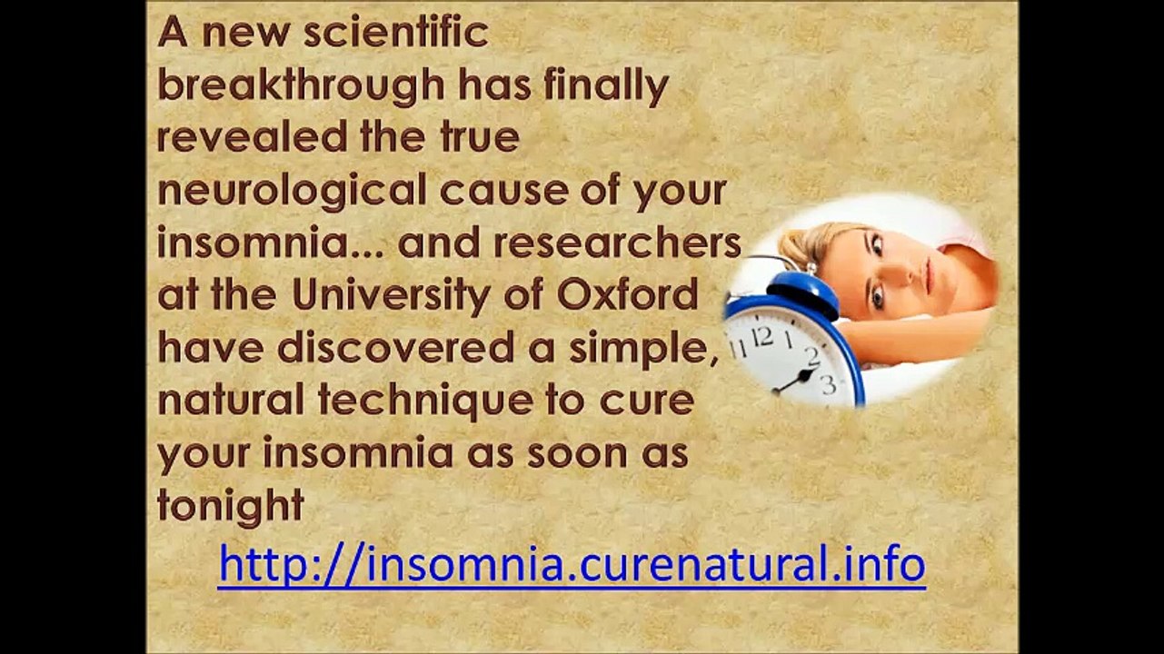 Insomnia and Menopause