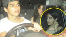Jhanvi Kapoor, Shahid Kapoor's Brother Ishaan Khattar Togeher At Baywatch Screening  TOP TRENDS