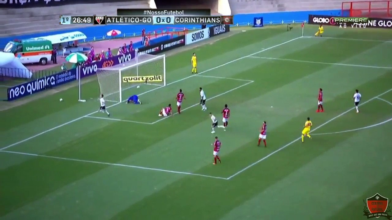 11.Gol do Corinthians 1 x 0 Atlético GO - Rodriguinho - Brasileirão 2017