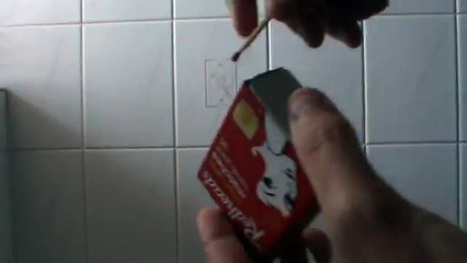 How To Light a Match On Fire Without a Tinderbox