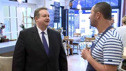 Reportage dans l'émission Chamber aktuell à Luxembourg à l'occasion de mon déplacement de campagne.