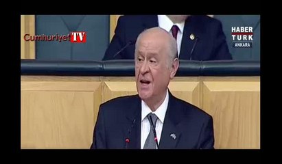 Bahçeli'den ayakta alkışlanan Beşiktaş konuşması
