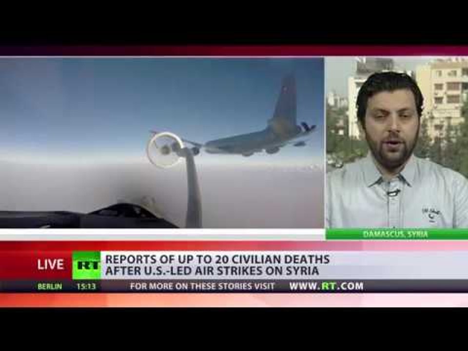 20 civilians reportedly killed in US-led airstrikes on Syria