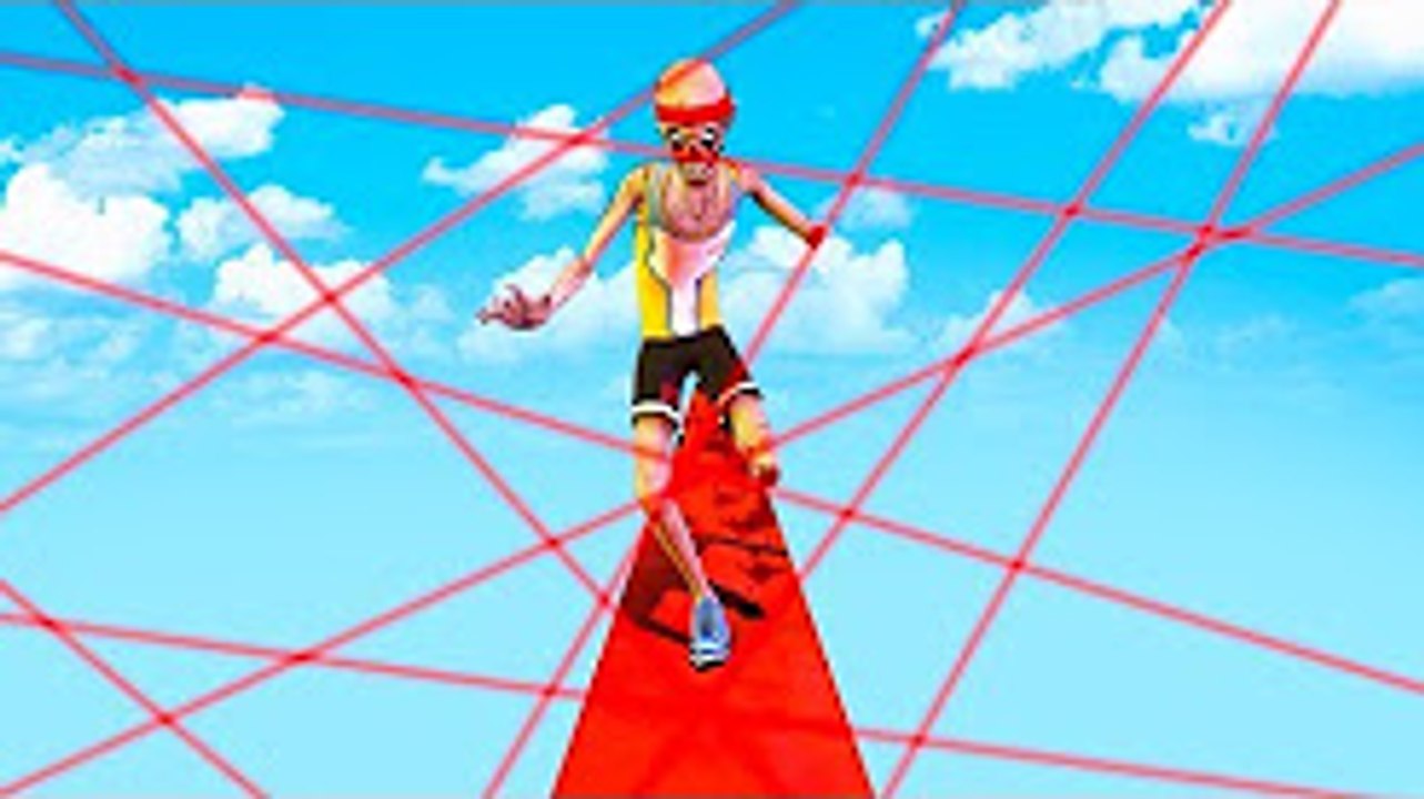 KWEBBELKOP-HARDEST TIGHTROPE LASER RUN (Ben & Ed)