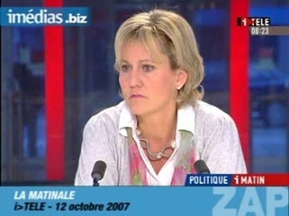 Clash à i>Matin avec Nadine Morano