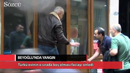 Beyoğlu’nda türkü evinde yangın