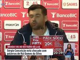 Sérgio Conceição chocado com declarações do vice presidente do Benfica