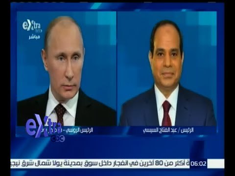 #غرفة_الأخبار | السيسي وبوتين يبحثان هاتفياً تعزيز التعاون الدولي لمواجهة الإرهاب