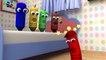 Five Little Monkeys - 3D Nursery Rhymes _ Color Crew 3-D Animation _