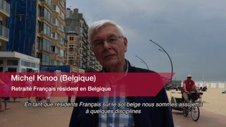 Simplification : Michel Kinoo, retraité Français résidant en Belgique.