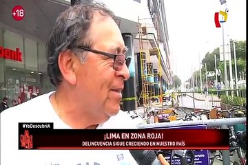 Índice de delincuencia sigue creciendo en Lima