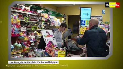 Les Français font le plein d’achat en Belgique