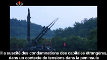 La TV nord-coréenne montre le dernier tir de missile