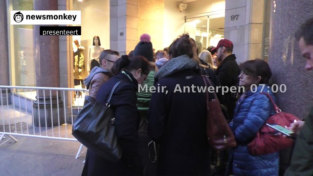 Kenzo x H&M lokte veel vroege vogels naar de Meir!