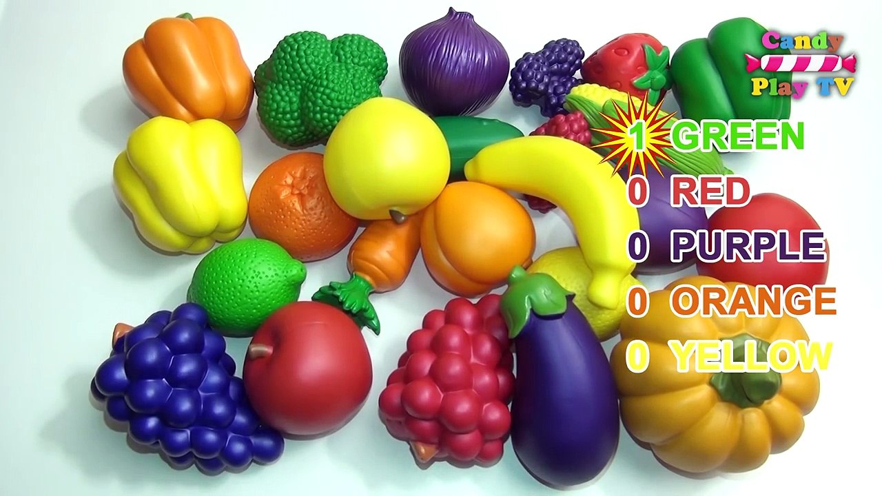 TOP Learn Names of Fruits and Vegetables Toy Co...