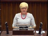 Poseł Małgorzata Pępek - Wystąpienie z dnia 24 maja 2017 roku.