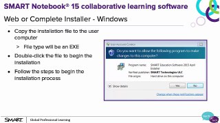 SMART Notebook 15 - Video 3 Web and Complete Installer-