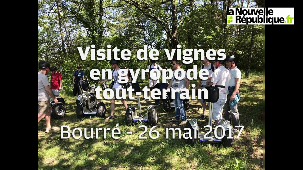 VIDEO (41). Faire du gyropode tout terrain dans les vignes de Bourré