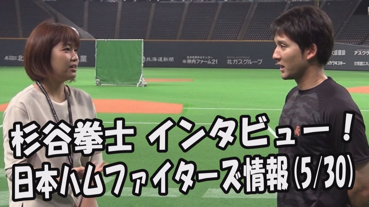日本ハム 杉谷拳士インタビュー！2度のけがを乗り越えて 2017.5.30 日本ハムファイター...