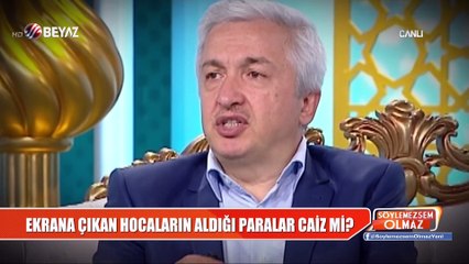 Ekrana çıkan hocaların aldığı paralar caiz mi?