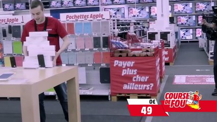 Crazy Run : Cet homme a 100 secondes pour prendre tout ce qu'il veut dans un magasin électronique
