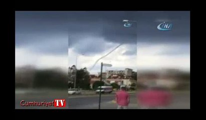 Manavgat sahilinde hortum