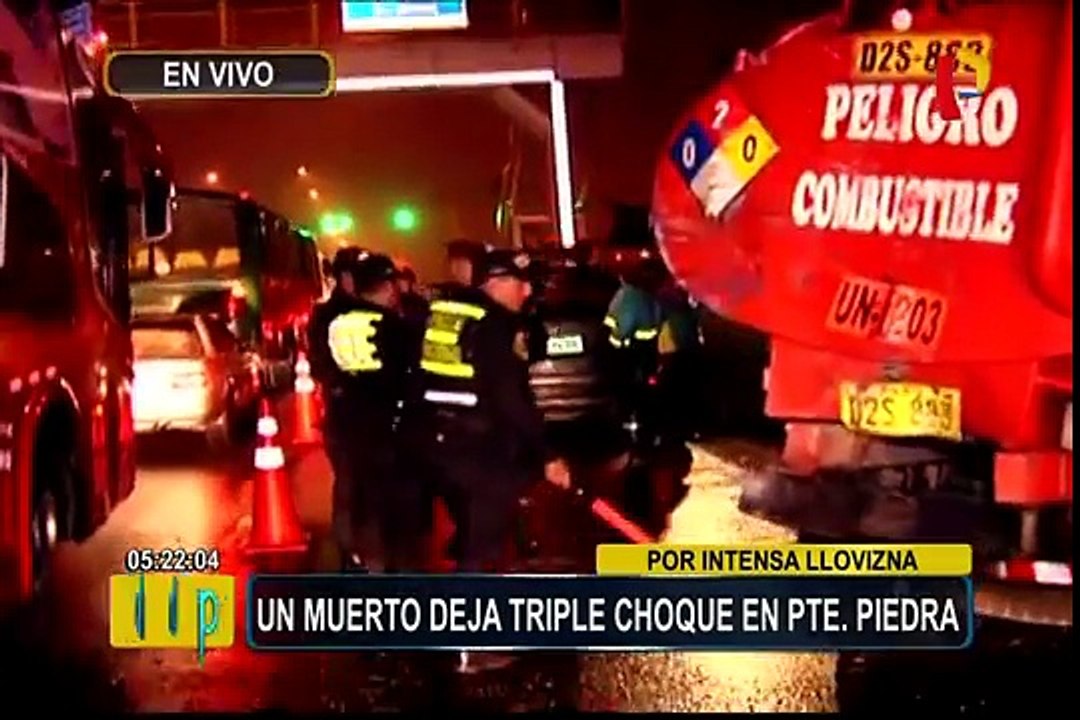 Puente Piedra: un muerto deja triple choque en Panamericana Norte