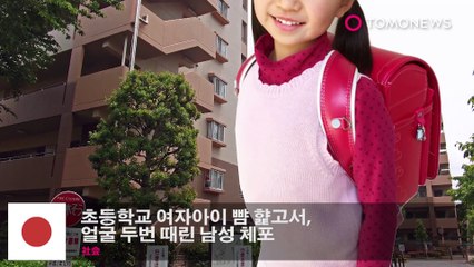 초등학교 여자아이 뺨 햝고서, 얼굴 두번 때린 남성 체포