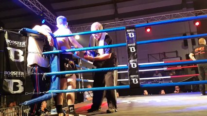 Lucien Descamps (MTV-KBA) Vs Maarten Tjampens (Team Bushido Belgium) Gala Fight 4 Glory du 27 Mai 2017 à Marke