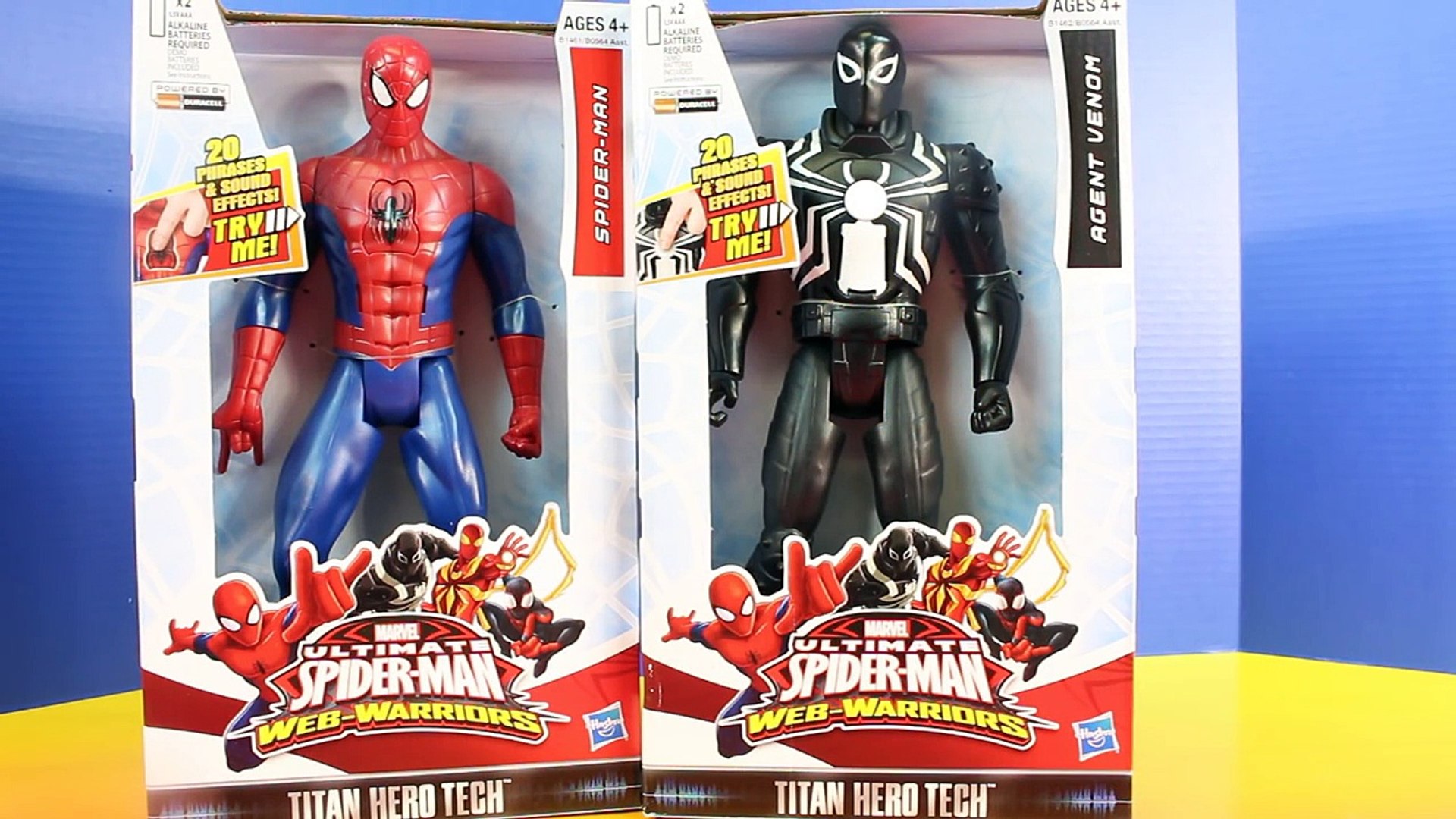 Ultimate Spider Man Web Warriors Agent Venom Titan Hero Tech Action Figure Review Video Dailymotion