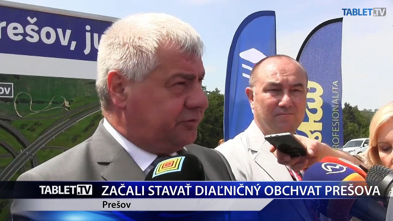 Poklepaním kameňa odštartovali výstavbu diaľničného obchvatu Prešova