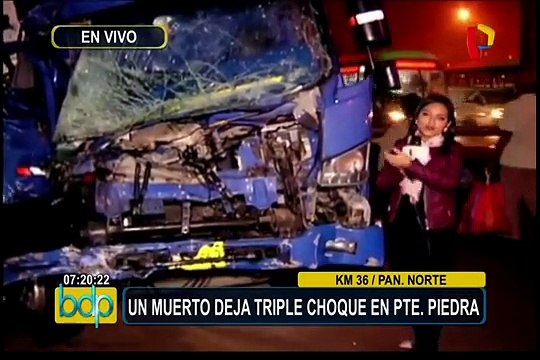 Puente Piedra: un muerto deja triple choque en Panamericana Norte