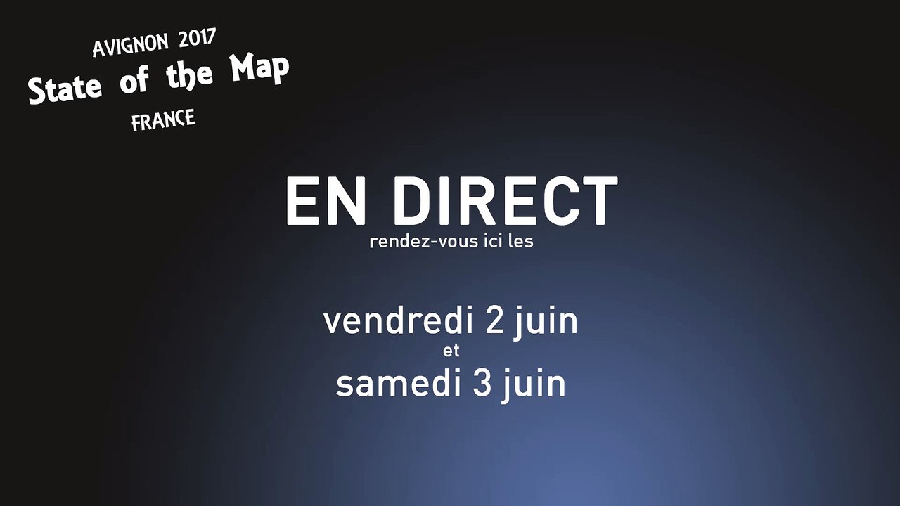 SotM OSM France le direct