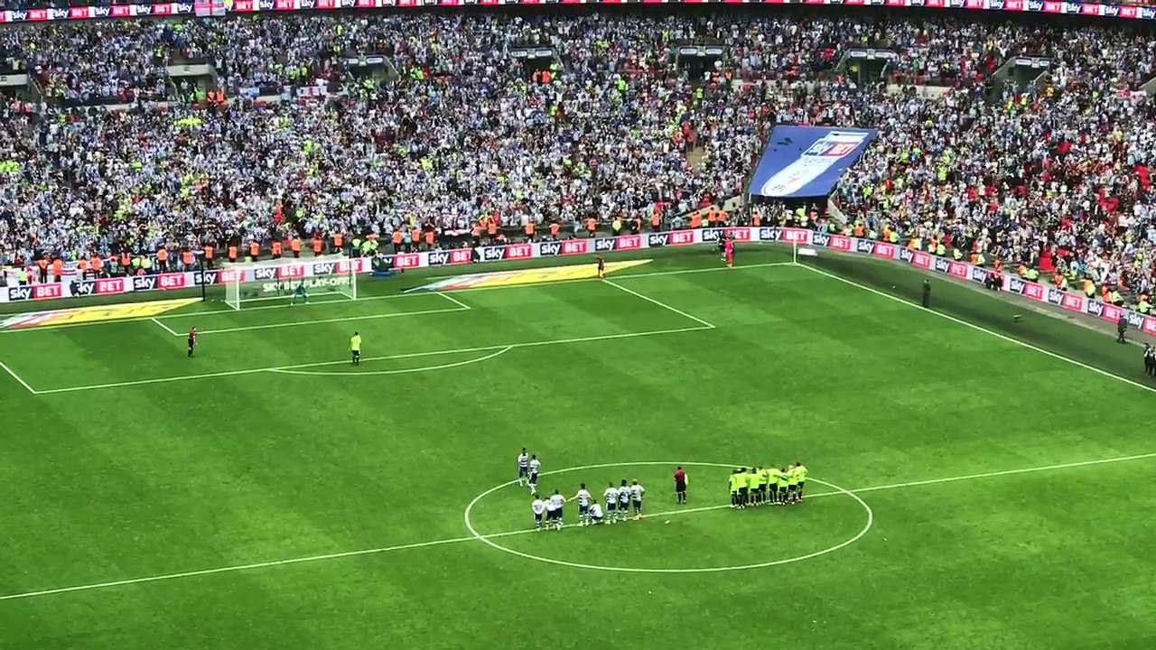 That moment you score the winning penalty to reach the Premier League  Congratulations Huddersfield 