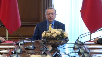 Cumhurbaşkanı Erdoğan Görevleri Sona Eren HSYK Üyelerini Kabul Etti