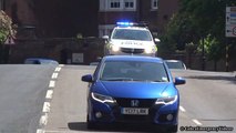 NEW Police car responding with a NEW siren   BMW X5 Ambulance re