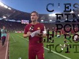 Les adieux déchirants de Totti à ses supporters