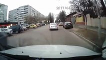Coming from the left! Oops!    Russian Car