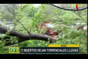 Tormenta en Rusia deja más de una docena de muertos
