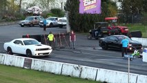 2017 Scat Pack Shaker Challenger vs 2016 Mustang Gt plus two more drag races of Scat P