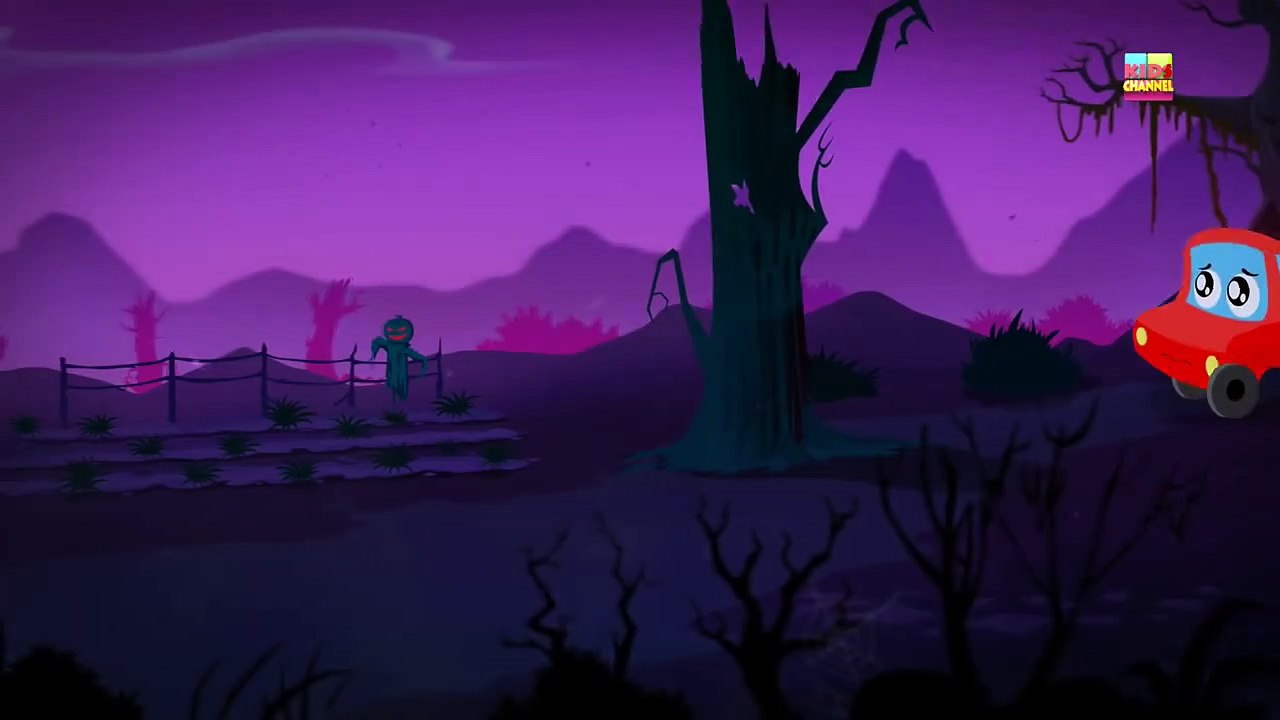 Little Red Car   Halloween Is Back   Haunted House Monster Truck   Halloween Videos For Child