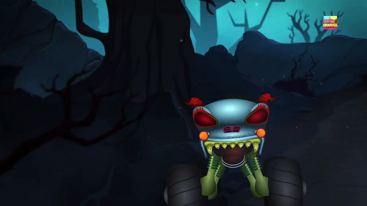 Little Red Car rhymes   Run Little Red Car Run   The Haunted House Monster Truck   Episod