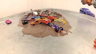 Small Cars Crashes in the mud Video for