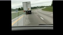 Semi driver loses control, crashes on