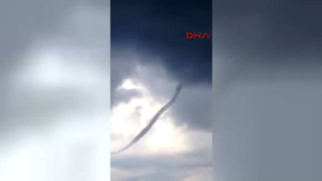 Antalya Manavgat'ta Denizde Hortum