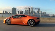 Lamborghini Huracan Spyder Test Drive LOUD Accelerations Downshifts & Revs at Lamborg